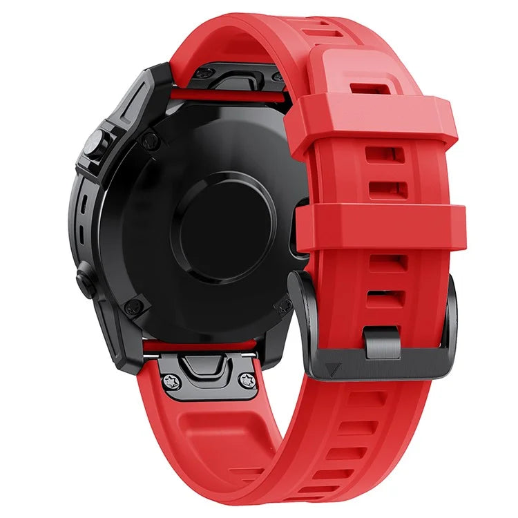 KALEBOLKLB-TXGJ-001 For Garmin Fenix 7S / 7S Pro 20mm Silicone Watch Strap Trapezoidal Holes