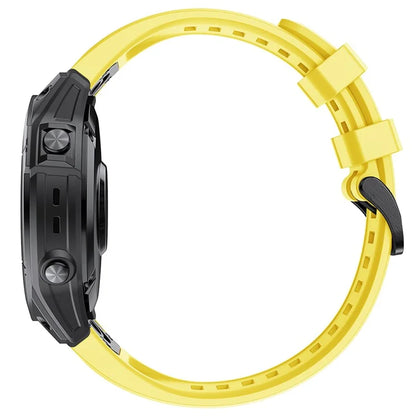 KALEBOLKLB-TXGJ-001 For Garmin Fenix 7S / 7S Pro 20mm Silicone Watch Strap Trapezoidal Holes