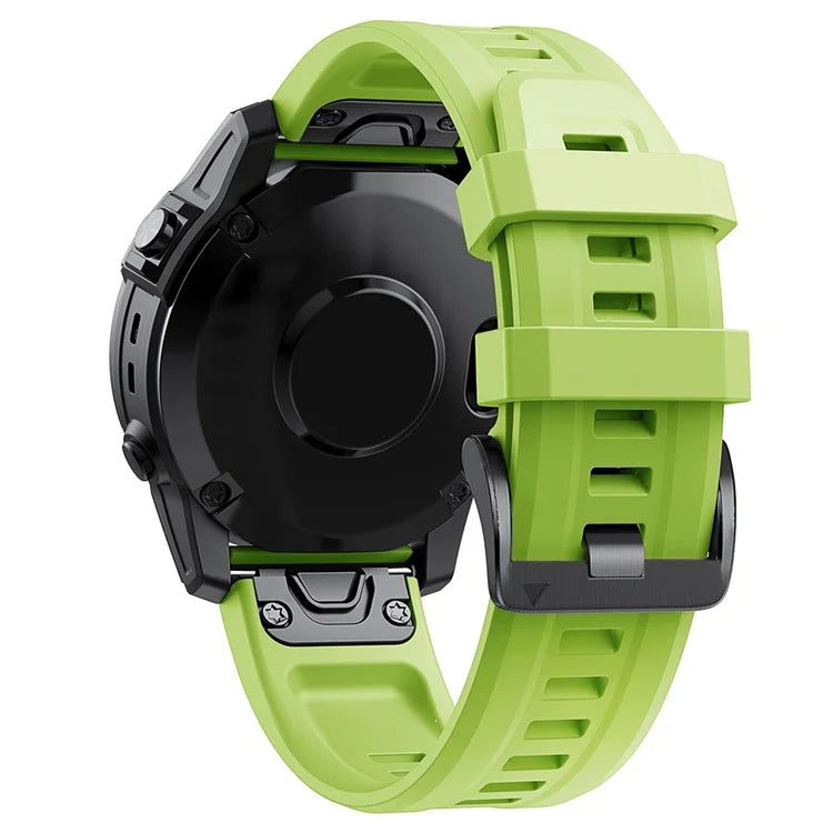 KALEBOLKLB-TXGJ-001 For Garmin Fenix 7S / 7S Pro 20mm Silicone Watch Strap Trapezoidal Holes