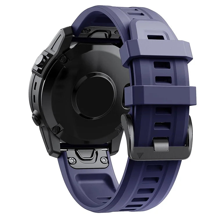 KALEBOLKLB-TXGJ-001 For Garmin Fenix 7S / 7S Pro 20mm Silicone Watch Strap Trapezoidal Holes