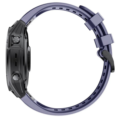 KALEBOLKLB-TXGJ-001 For Garmin Fenix 7S / 7S Pro 20mm Silicone Watch Strap Trapezoidal Holes