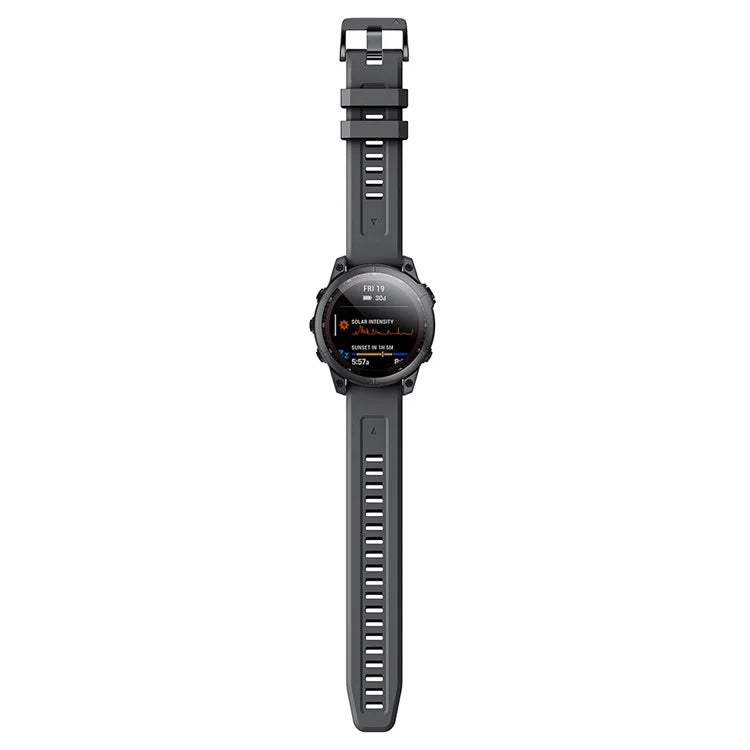 KALEBOL KLB-LWGJ-001 For Garmin Fenix 7  /  7 Pro Strap Replacement QuickFit 22mm Silicone Watch Band