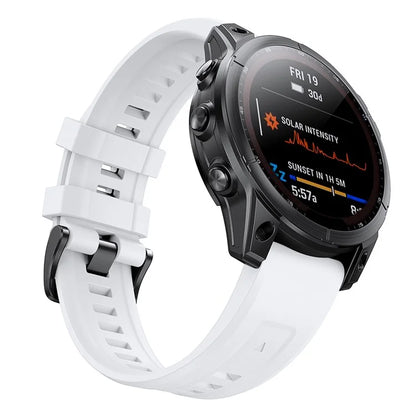 KALEBOL KLB-LWGJ-001 For Garmin Fenix 7  /  7 Pro Strap Replacement QuickFit 22mm Silicone Watch Band