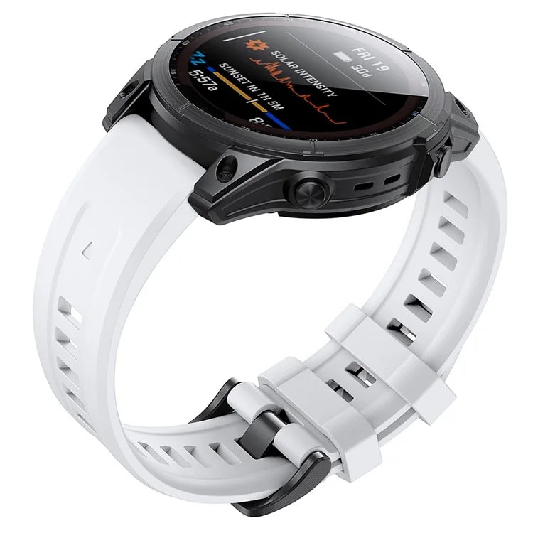 KALEBOL KLB-LWGJ-001 For Garmin Fenix 7  /  7 Pro Strap Replacement QuickFit 22mm Silicone Watch Band