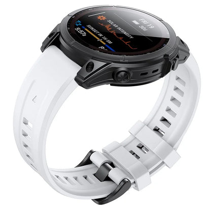 KALEBOL KLB-LWGJ-001 For Garmin Fenix 7  /  7 Pro Strap Replacement QuickFit 22mm Silicone Watch Band