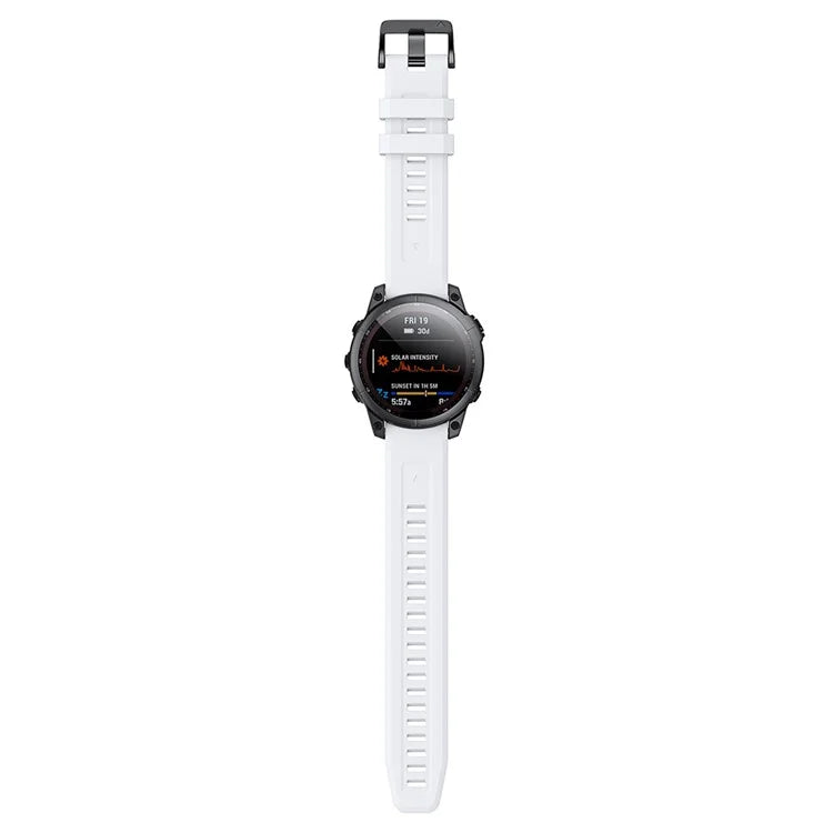 KALEBOL KLB-LWGJ-001 For Garmin Fenix 7  /  7 Pro Strap Replacement QuickFit 22mm Silicone Watch Band