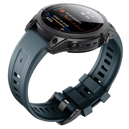 KALEBOL KLB-LWGJ-001 For Garmin Fenix 7  /  7 Pro Strap Replacement QuickFit 22mm Silicone Watch Band