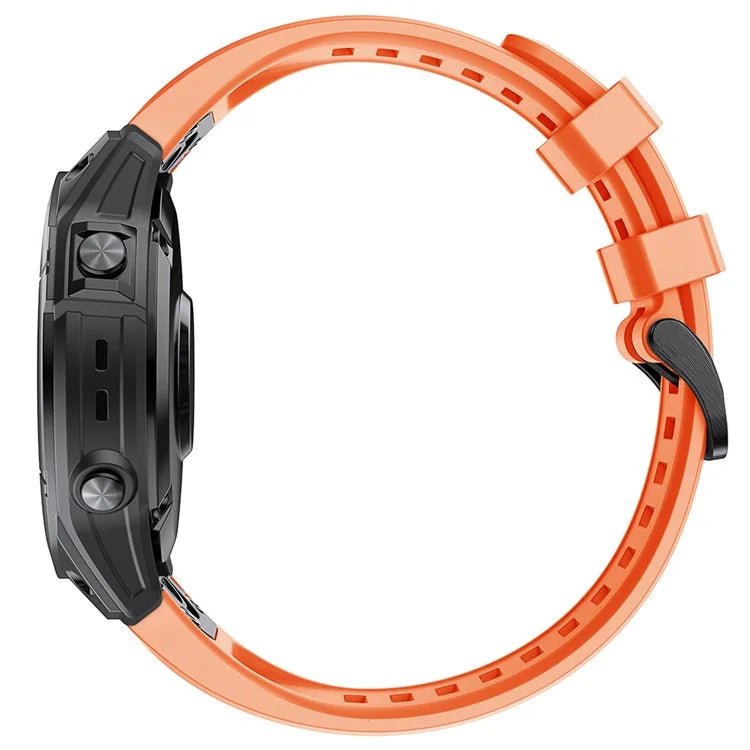 KALEBOL KLB-LWGJ-001 For Garmin Fenix 7  /  7 Pro Strap Replacement QuickFit 22mm Silicone Watch Band