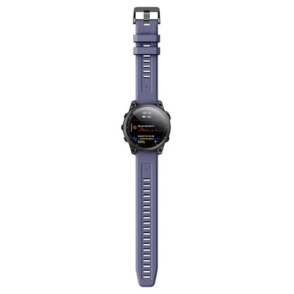 KALEBOL KLB-LWGJ-001 For Garmin Fenix 7  /  7 Pro Strap Replacement QuickFit 22mm Silicone Watch Band