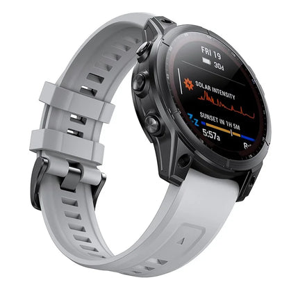 KALEBOL KLB-LWGJ-001 For Garmin Fenix 7  /  7 Pro Strap Replacement QuickFit 22mm Silicone Watch Band