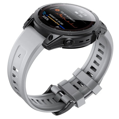 KALEBOL KLB-LWGJ-001 For Garmin Fenix 7  /  7 Pro Strap Replacement QuickFit 22mm Silicone Watch Band