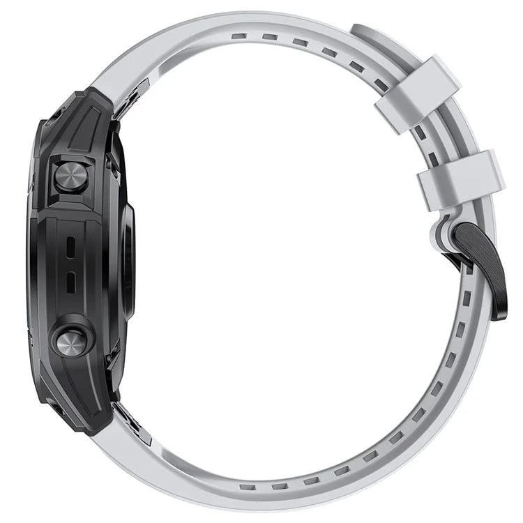 KALEBOL KLB-LWGJ-001 For Garmin Fenix 7  /  7 Pro Strap Replacement QuickFit 22mm Silicone Watch Band