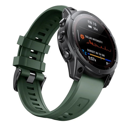 KALEBOL KLB-LWGJ-001 For Garmin Fenix 7  /  7 Pro Strap Replacement QuickFit 22mm Silicone Watch Band