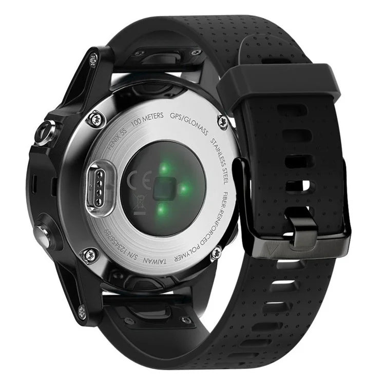 KALEBOL KLB-YDGJ-001 For Garmin Fenix 7S / Fenix 7S Pro Watch Strap 20mm Dot Texture Silicone Watchbands