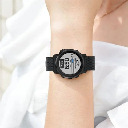 KALEBOL KLB-YDGJ-001 For Garmin Fenix 7S / Fenix 7S Pro Watch Strap 20mm Dot Texture Silicone Watchbands