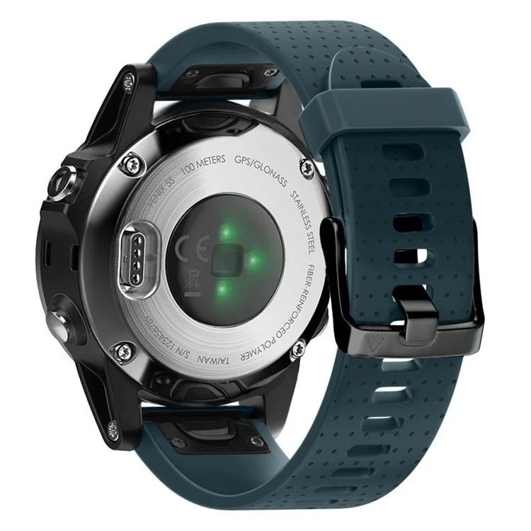 KALEBOL KLB-YDGJ-001 For Garmin Fenix 7S / Fenix 7S Pro Watch Strap 20mm Dot Texture Silicone Watchbands