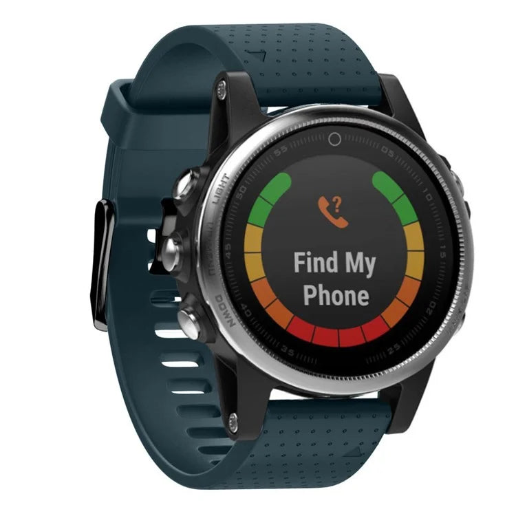 KALEBOL KLB-YDGJ-001 For Garmin Fenix 7S / Fenix 7S Pro Watch Strap 20mm Dot Texture Silicone Watchbands