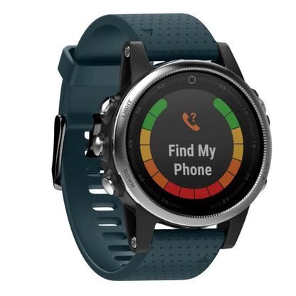 KALEBOL KLB-YDGJ-001 For Garmin Fenix 7S / Fenix 7S Pro Watch Strap 20mm Dot Texture Silicone Watchbands