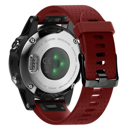 KALEBOL KLB-YDGJ-001 For Garmin Fenix 7S / Fenix 7S Pro Watch Strap 20mm Dot Texture Silicone Watchbands