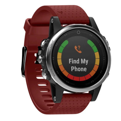 KALEBOL KLB-YDGJ-001 For Garmin Fenix 7S / Fenix 7S Pro Watch Strap 20mm Dot Texture Silicone Watchbands