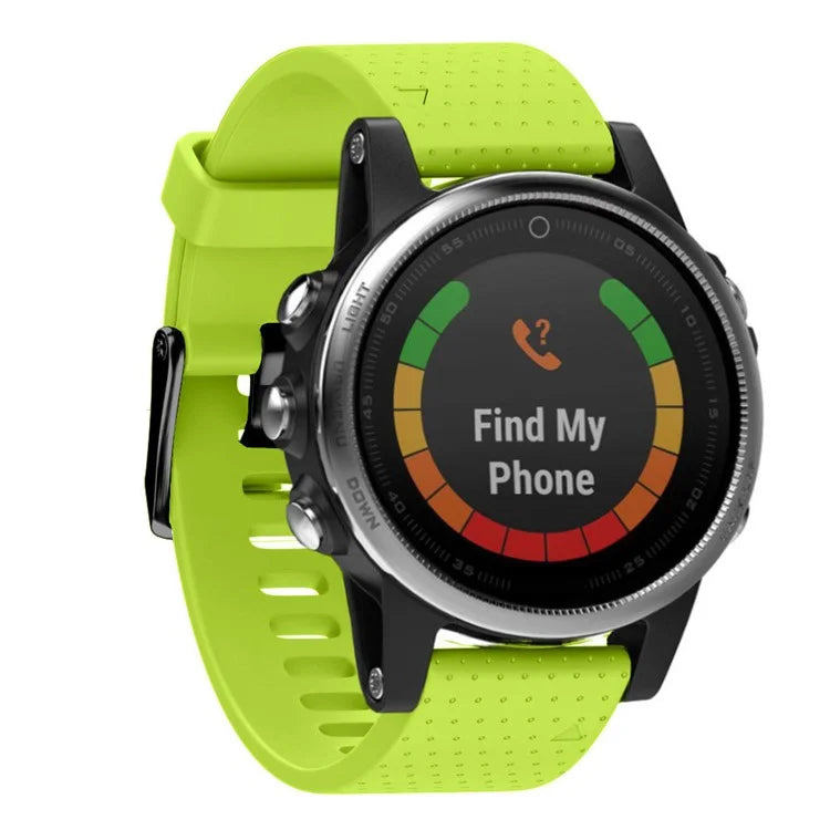 KALEBOL KLB-YDGJ-001 For Garmin Fenix 7S / Fenix 7S Pro Watch Strap 20mm Dot Texture Silicone Watchbands