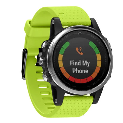 KALEBOL KLB-YDGJ-001 For Garmin Fenix 7S / Fenix 7S Pro Watch Strap 20mm Dot Texture Silicone Watchbands
