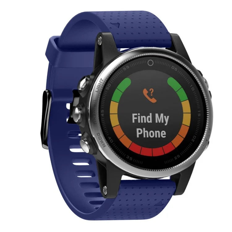 KALEBOL KLB-YDGJ-001 For Garmin Fenix 7S / Fenix 7S Pro Watch Strap 20mm Dot Texture Silicone Watchbands