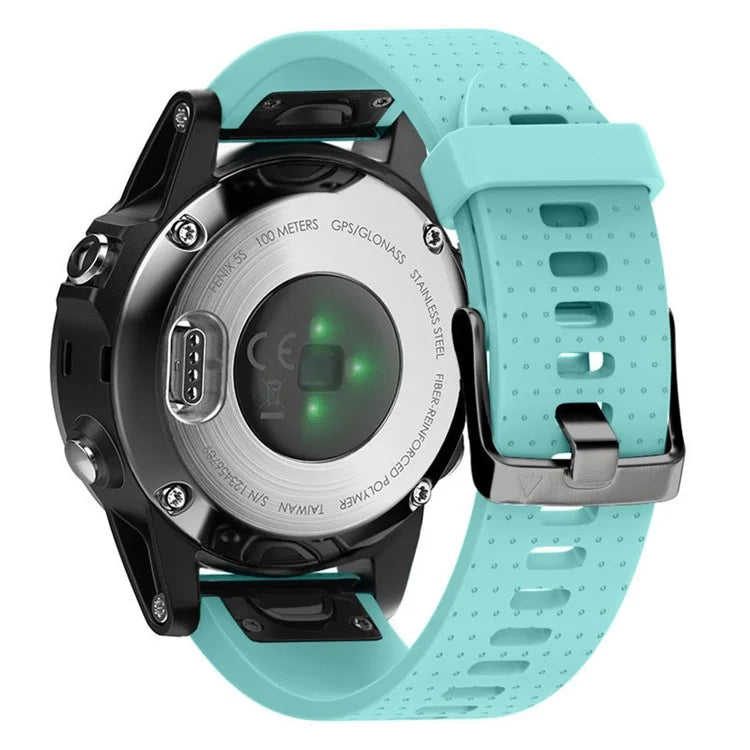 KALEBOL KLB-YDGJ-001 For Garmin Fenix 7S / Fenix 7S Pro Watch Strap 20mm Dot Texture Silicone Watchbands