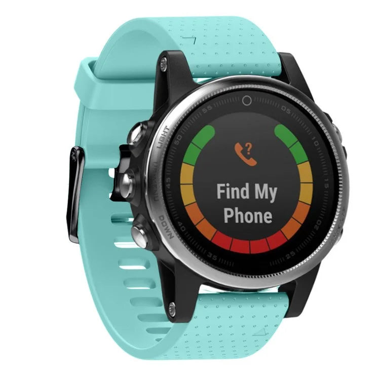 KALEBOL KLB-YDGJ-001 For Garmin Fenix 7S / Fenix 7S Pro Watch Strap 20mm Dot Texture Silicone Watchbands