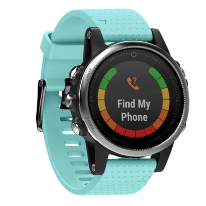 KALEBOL KLB-YDGJ-001 For Garmin Fenix 7S / Fenix 7S Pro Watch Strap 20mm Dot Texture Silicone Watchbands