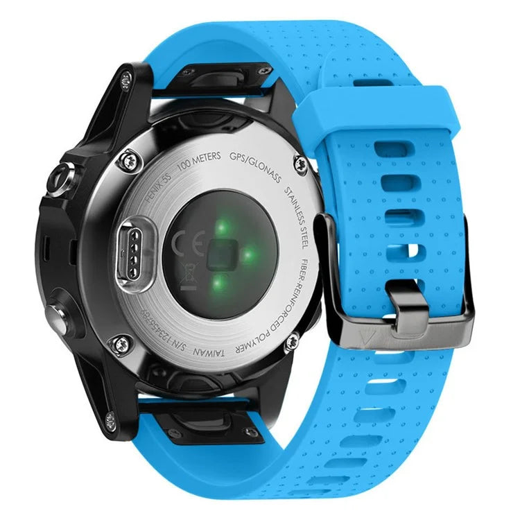 KALEBOL KLB-YDGJ-001 For Garmin Fenix 7S / Fenix 7S Pro Watch Strap 20mm Dot Texture Silicone Watchbands