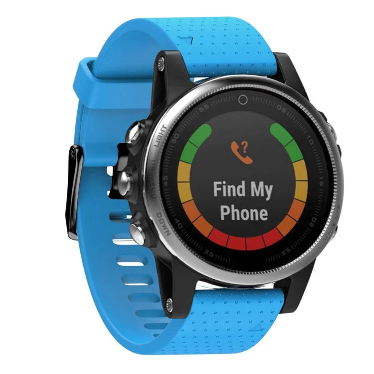 KALEBOL KLB-YDGJ-001 For Garmin Fenix 7S / Fenix 7S Pro Watch Strap 20mm Dot Texture Silicone Watchbands