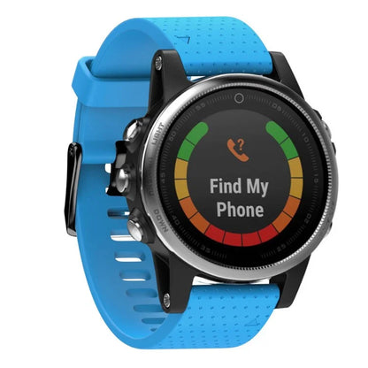 KALEBOL KLB-YDGJ-001 For Garmin Fenix 7S / Fenix 7S Pro Watch Strap 20mm Dot Texture Silicone Watchbands