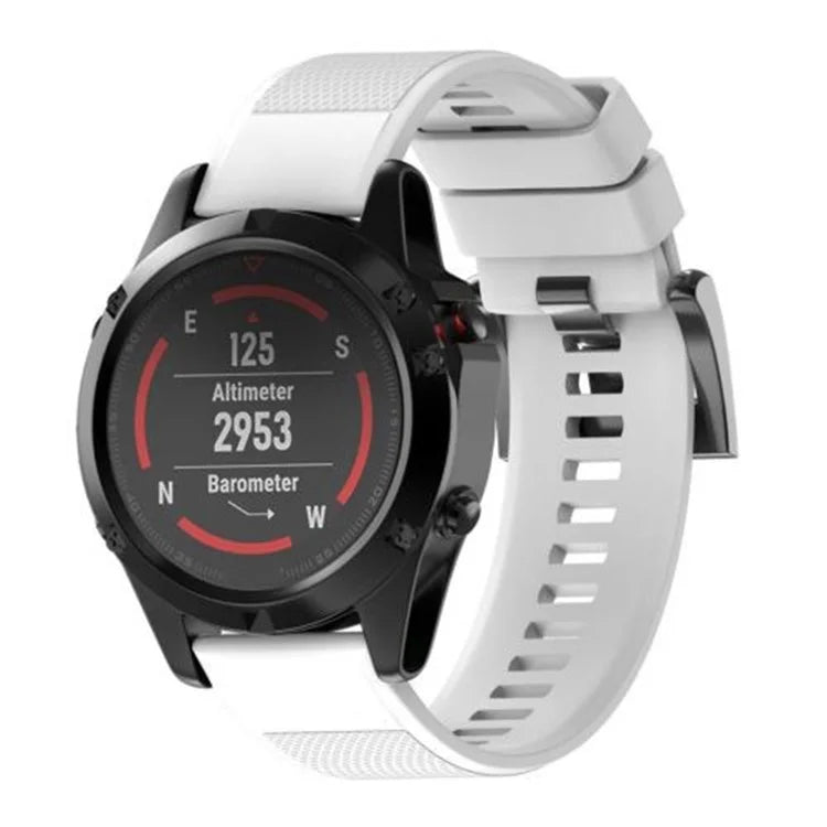 KALEBOL KLB-SJLWGJ-001 For Garmin QuickFit 22mm Wrist Band Adjustable Silicone Strap