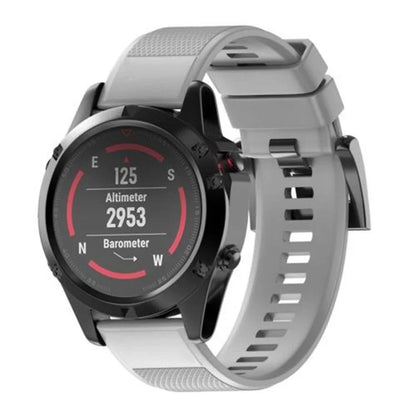 KALEBOL KLB-SJLWGJ-001 For Garmin QuickFit 22mm Wrist Band Adjustable Silicone Strap
