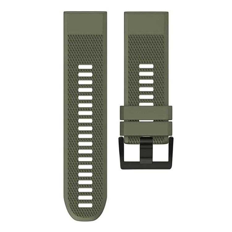 KALEBOL KLB-SJLWGJ-001 For Garmin QuickFit 22mm Wrist Band Adjustable Silicone Strap