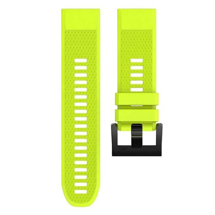 KALEBOL KLB-SJLWGJ-001 For Garmin QuickFit 22mm Wrist Band Adjustable Silicone Strap