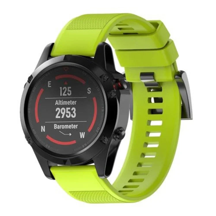 KALEBOL KLB-SJLWGJ-001 For Garmin QuickFit 22mm Wrist Band Adjustable Silicone Strap