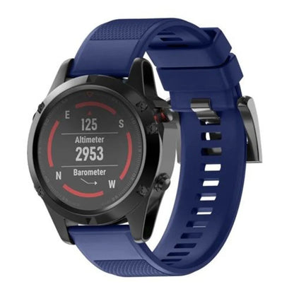 KALEBOL KLB-SJLWGJ-001 For Garmin QuickFit 22mm Wrist Band Adjustable Silicone Strap
