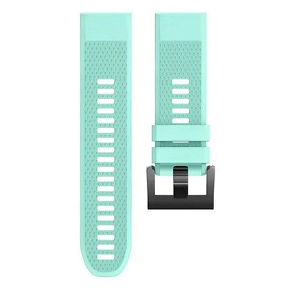KALEBOL KLB-SJLWGJ-001 For Garmin Fenix 7X / Fenix 7X Pro Watch Band 26mm Triangular Diamond Pattern Silicone Strap