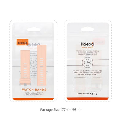 KALEBOL KLB-PWGJ-001 For Garmin Fenix 7  /  7 Pro Silicone Replacement Strap QuickFit 22mm Watch Band