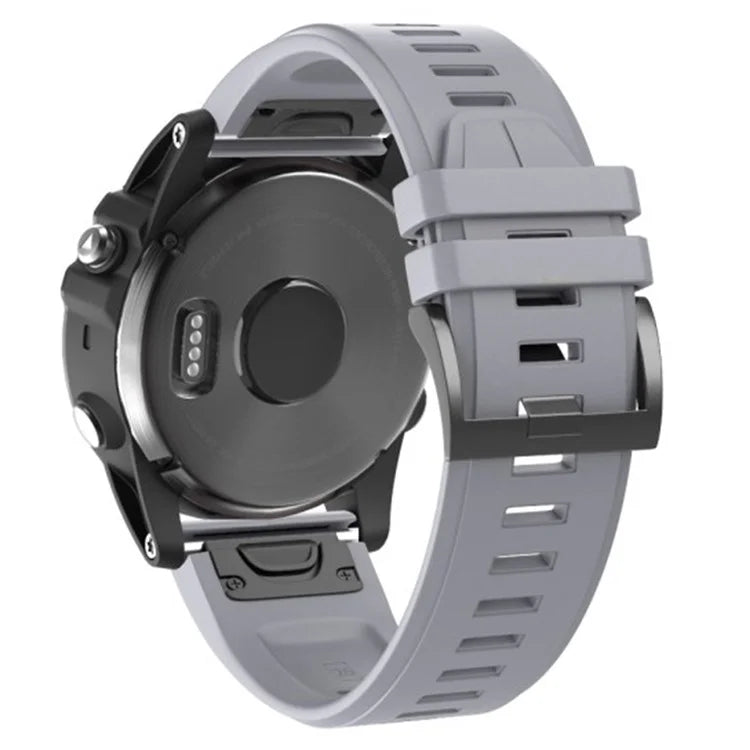 KALEBOL KLB-PWGJ-001 For Garmin Fenix 7  /  7 Pro Silicone Replacement Strap QuickFit 22mm Watch Band