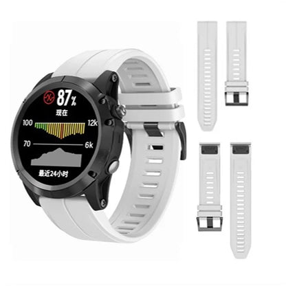 KALEBOL KLB-PWGJ-001 For Garmin Fenix 7X / 7X Pro Watch Band 26mm Silicone Watch Strap