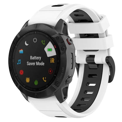 KALEBOL KLB-SSPWGJ-001 For Garmin Fenix 7  /  7 Pro Watch Band QuickFit 22mm Flexible Silicone Wrist Strap