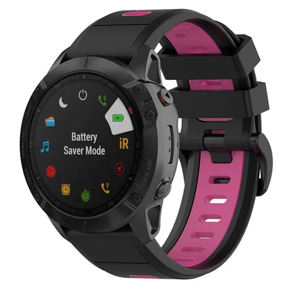 KALEBOL KLB-SSPWGJ-001 For Garmin Fenix 7  /  7 Pro Watch Band QuickFit 22mm Flexible Silicone Wrist Strap