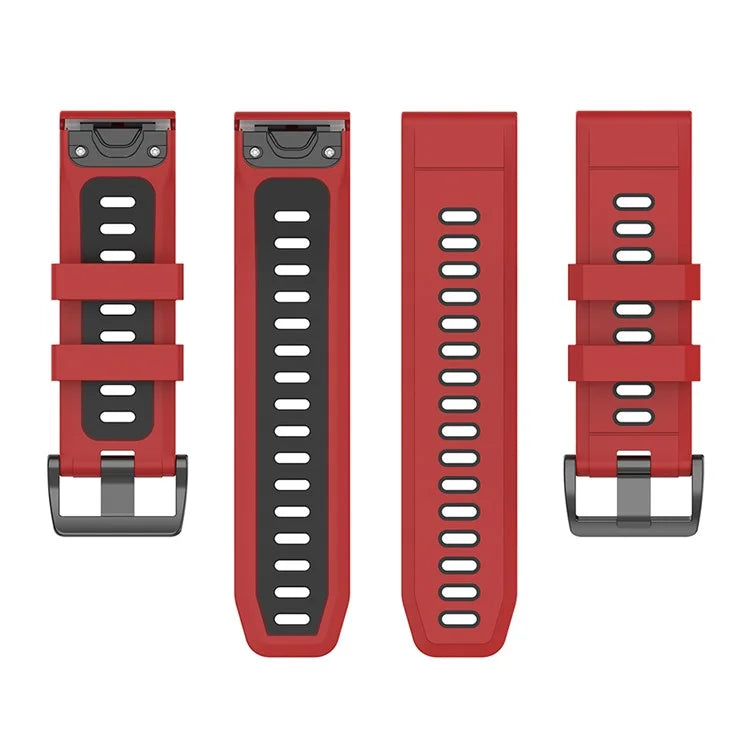 KALEBOL KLB-SSPWGJ-001 For Garmin Fenix 7  /  7 Pro Watch Band QuickFit 22mm Flexible Silicone Wrist Strap