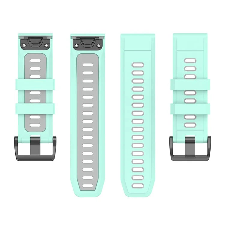 KALEBOL KLB-SSPWGJ-001 For Garmin Fenix 7  /  7 Pro Watch Band QuickFit 22mm Flexible Silicone Wrist Strap