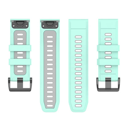 KALEBOL KLB-SSPWGJ-001 For Garmin Fenix 7  /  7 Pro Watch Band QuickFit 22mm Flexible Silicone Wrist Strap