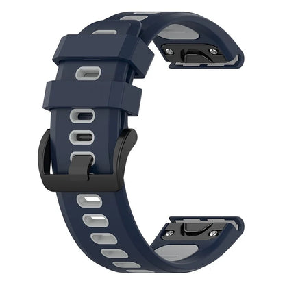 KALEBOL KLB-SSPWGJ-001 For Garmin Fenix 7  /  7 Pro Watch Band QuickFit 22mm Flexible Silicone Wrist Strap