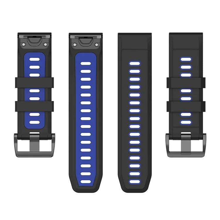 KALEBOL KLB-SSPWGJ-001 For Garmin Fenix 7X / 7X Pro / QuickFit Watchband 26mm Silicone Watch Strap